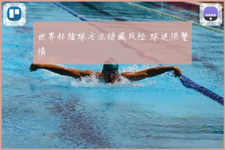 世界杯赌球方法暗藏风险 球迷须警惕
